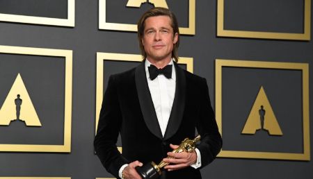 Brad Pitt wins 'Best Supporting Actor' for his role in 'Once Upon a Time in Hollywood.'